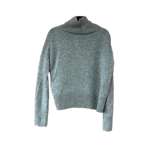 Cozy Gray Turtleneck Sweater